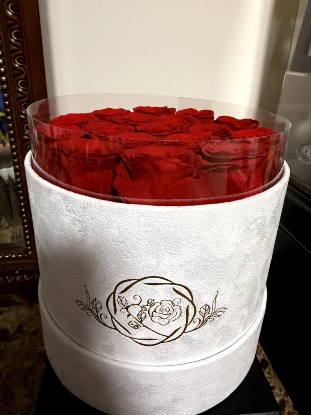 Preserved Real Red Roses (scented) - Picture 2 of 2